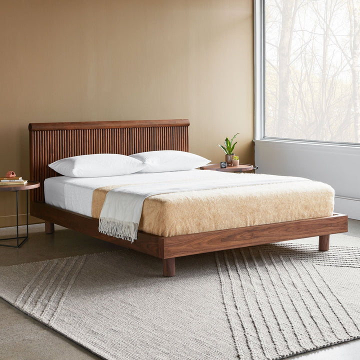 Odeon Bed - Gus* Modern - Beds - King - Walnut - HORNE