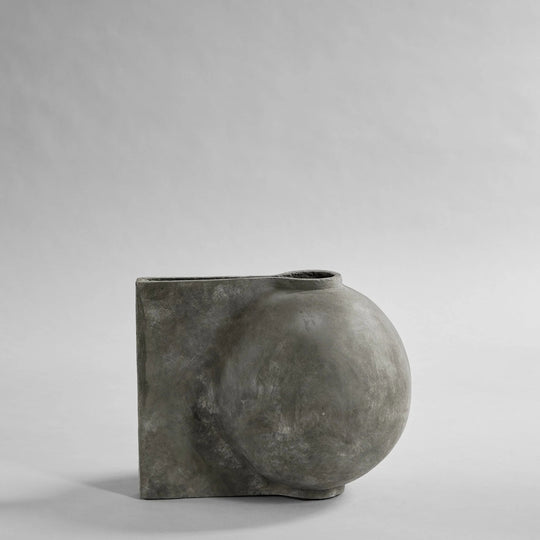 Offset Vase - 101 Copenhagen Vases - Mini - Dark Grey - HORNE