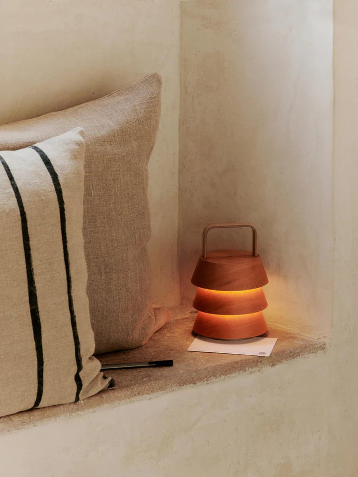 Oleo Cushion - Ferm Living Bedding + Pillows - Terracotta/Natural - HORNE