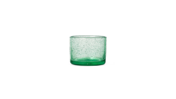 Oli Water Glass - Low - Ferm Living Glassware - Recycled Clear - HORNE