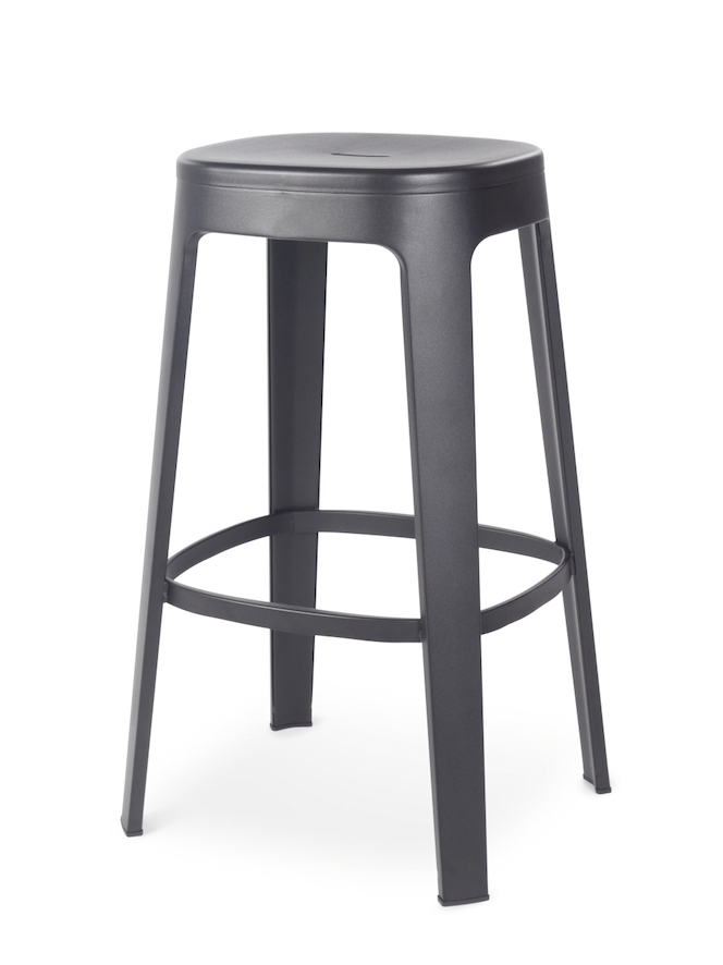 Ombra Bar Stool  RS Barcelona - Stools + Benches + Ottomans - Add Backrest - Green - HORNE
