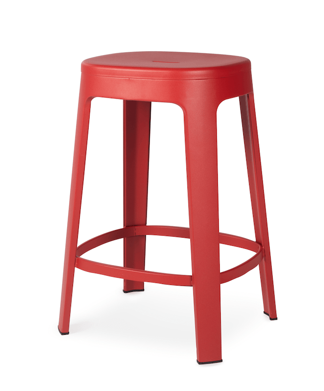 Ombra Counter Stool - RS Barcelona - Stools + Benches + Ottomans - Add Backrest - Green - HORNE