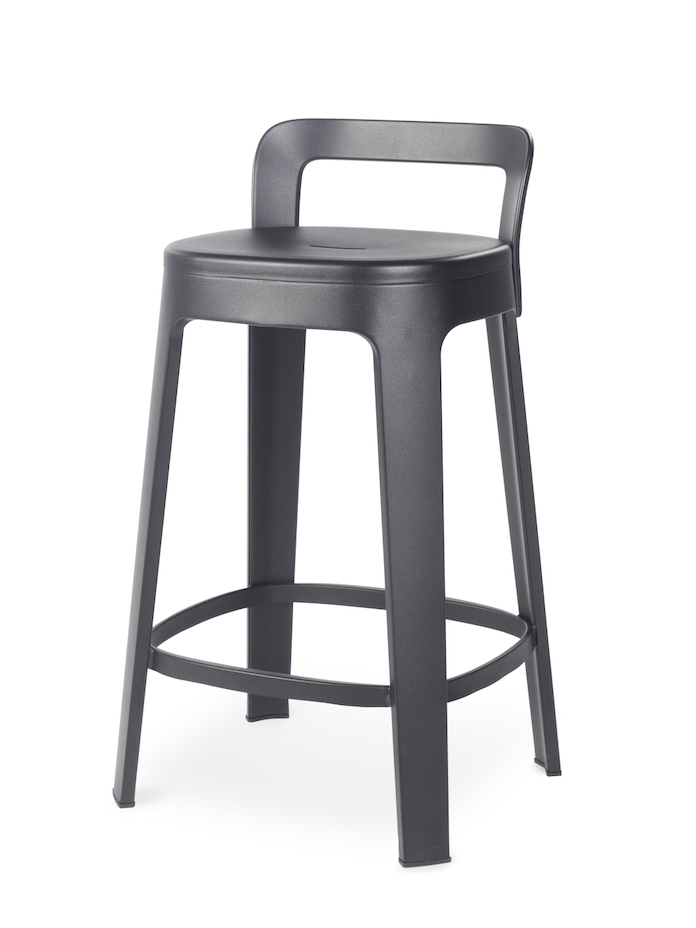 Ombra Counter Stool - RS Barcelona - Stools + Benches + Ottomans - Add Backrest - Green - HORNE
