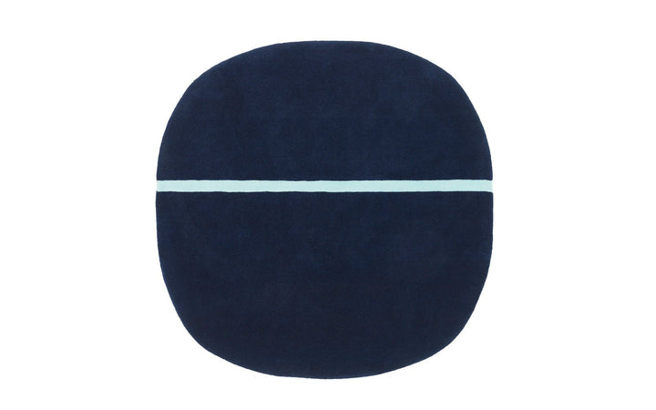 Oona Rug - Normann Copenhagen Rugs - Oona Rug 140x140 - Blue - HORNE