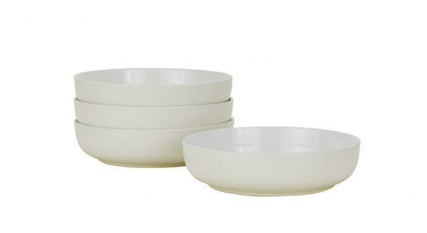 Open Box - Essential Low Bowl - Set of 4 - Bone