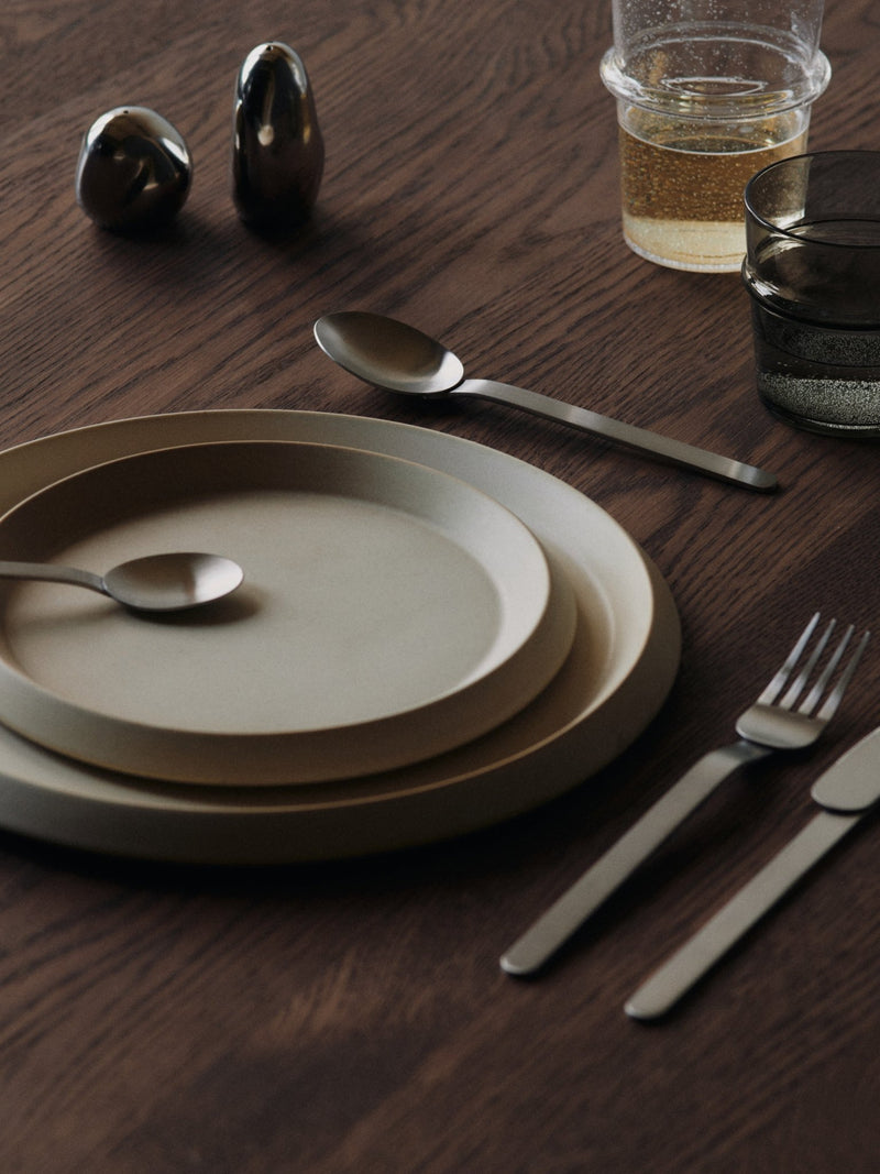 Orevo Salt and Pepper Shakers - Set of 2 - Steel - Ferm Living Kitchen Tools - HORNE