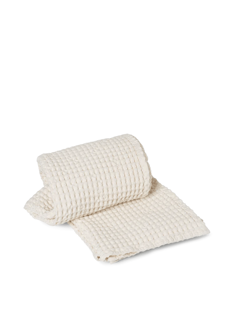 Organic Bath Towel - Ferm Living Kitchen & Dining - Off - White - HORNE