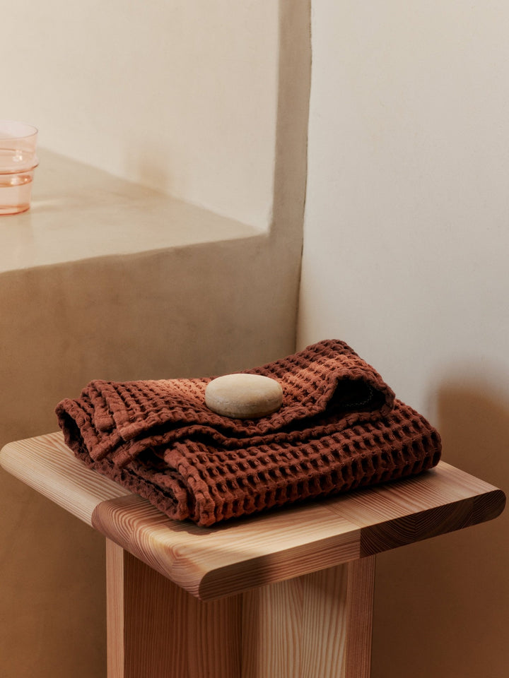 Organic Hand Towel - Ferm Living - Light Celedon - HORNE
