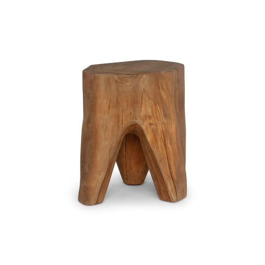 Organic Round Stool - BETACO Stools + Benches + Ottomans - Large / Teak - HORNE