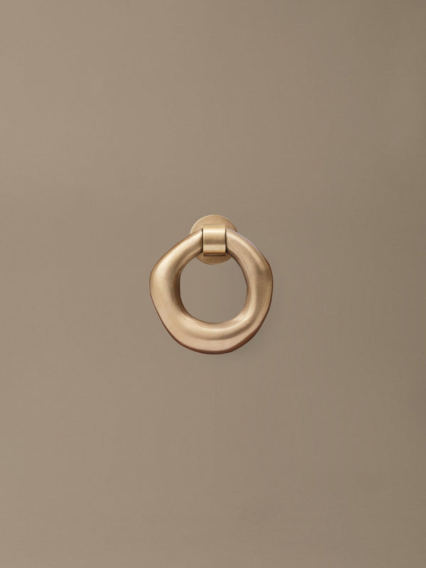 Orrith Door Knocker - Brass - Ferm Living Storage + Organization - HORNE