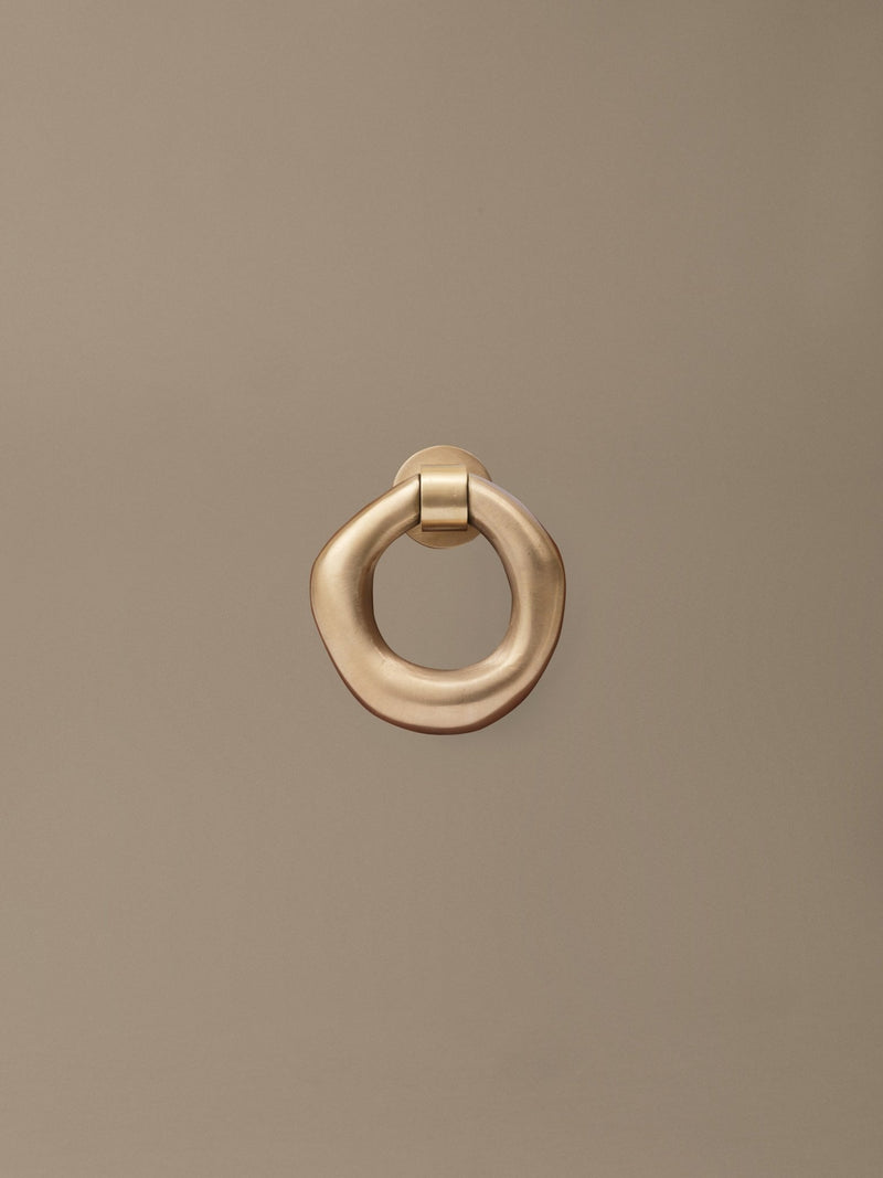 Orrith Door Knocker - Brass - Ferm Living Storage + Organization - HORNE