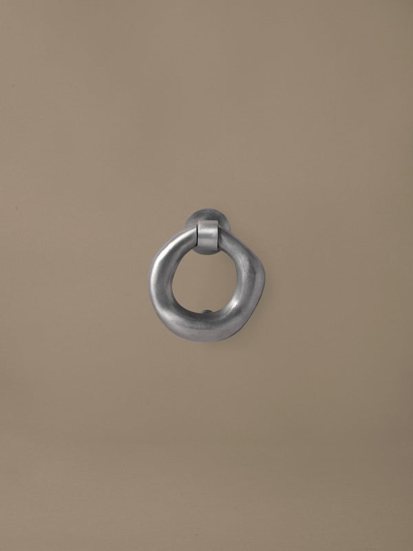 Orrith Door Knocker - Brushed Aluminium - Ferm Living Storage + Organization - HORNE