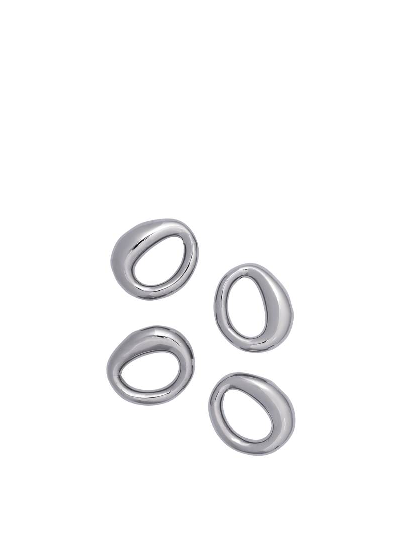 Orrith Napkin Rings - Set of 4 - Ferm Living Kitchen Tools - Rustic Bronze - HORNE