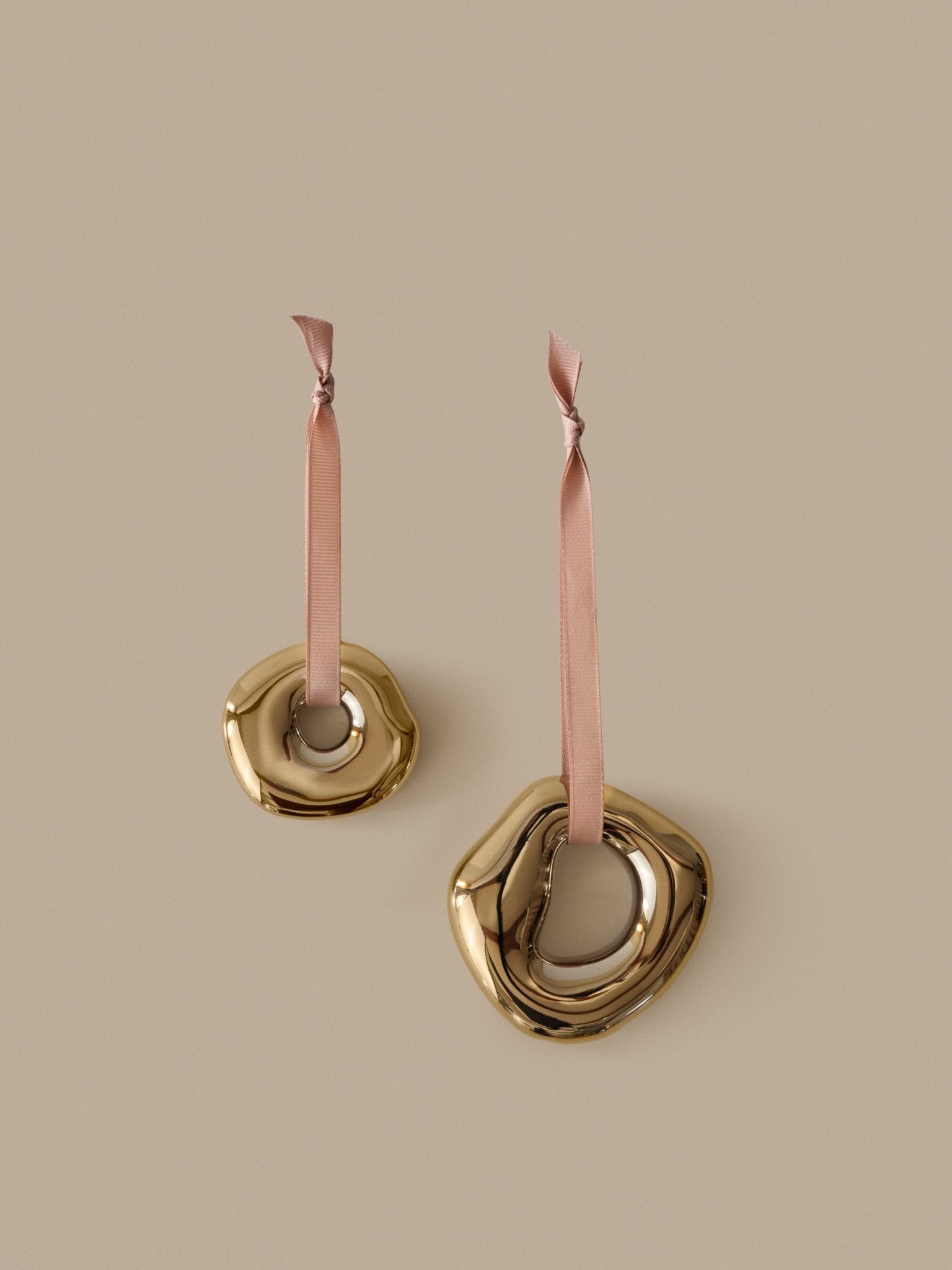 Orrith Ornaments - Set of 2 - Brass Finish - Ferm Living