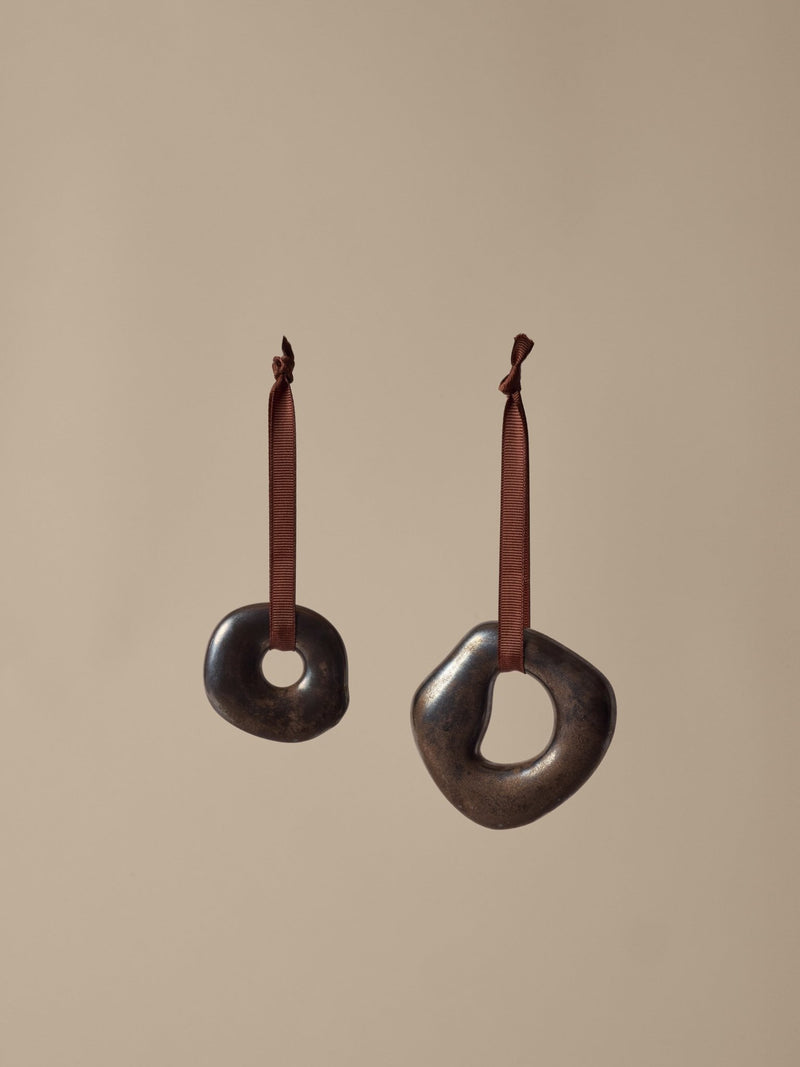 Orrith Ornaments - Set of 2 - Ferm Living Decor - Rustic Bronze - HORNE