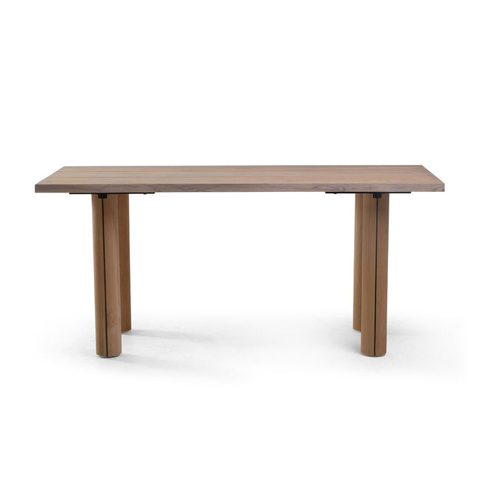 Otranto Round-Leg Counter Table - BETACO Tables + Desks - 78.7"W / Teak - HORNE