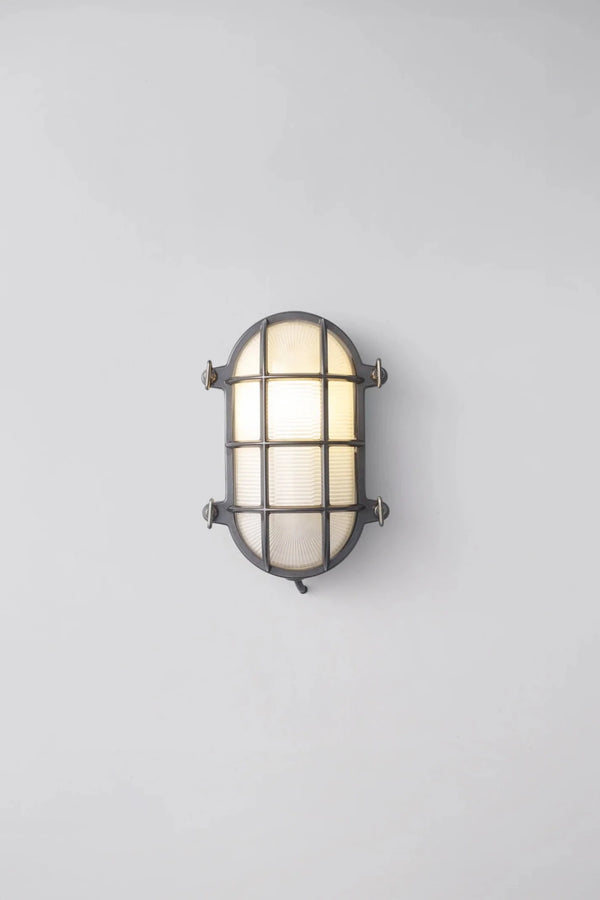 Oval Brass Bulkhead 7035 - Davey Lighting Outdoor Lights - Polished Brass - HORNE