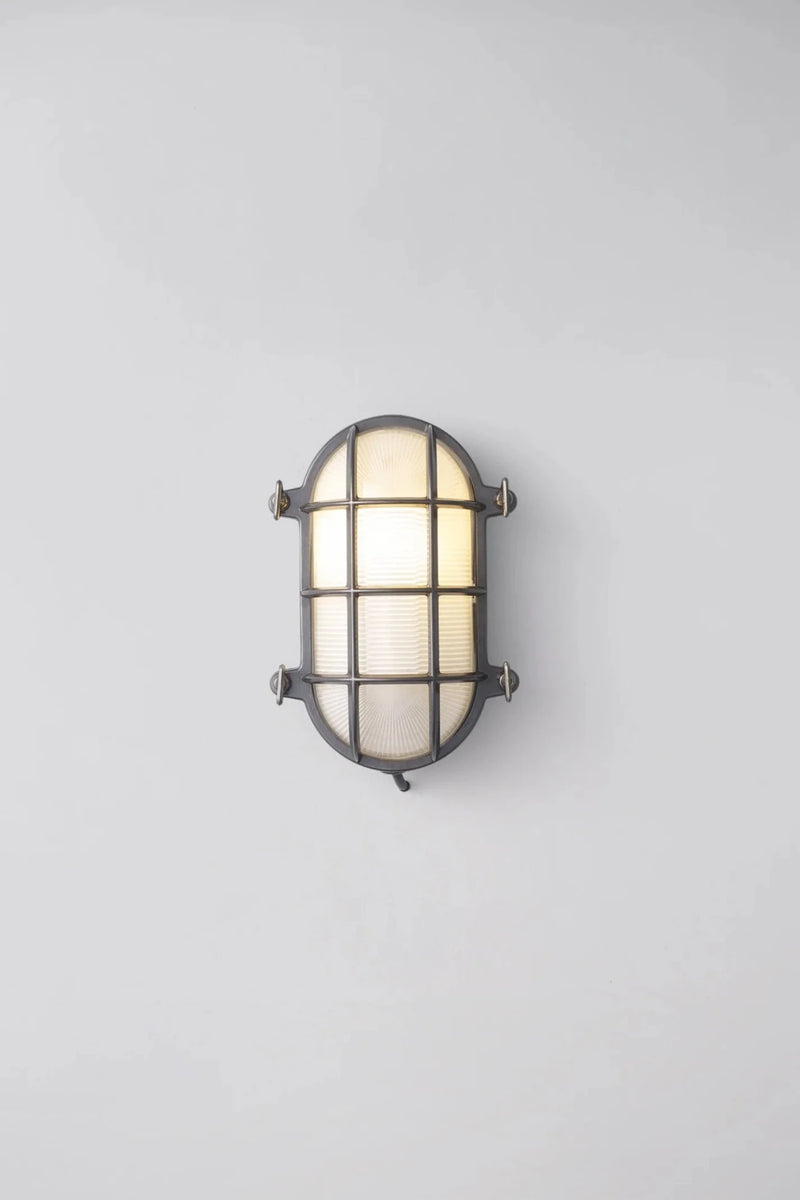 Oval Brass Bulkhead 7035 - Davey Lighting Outdoor Lights - Polished Brass - HORNE