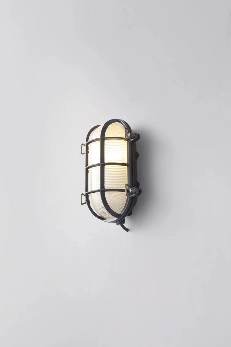 Oval Brass Bulkhead 7035 - Davey Lighting Outdoor Lights - Polished Brass - HORNE