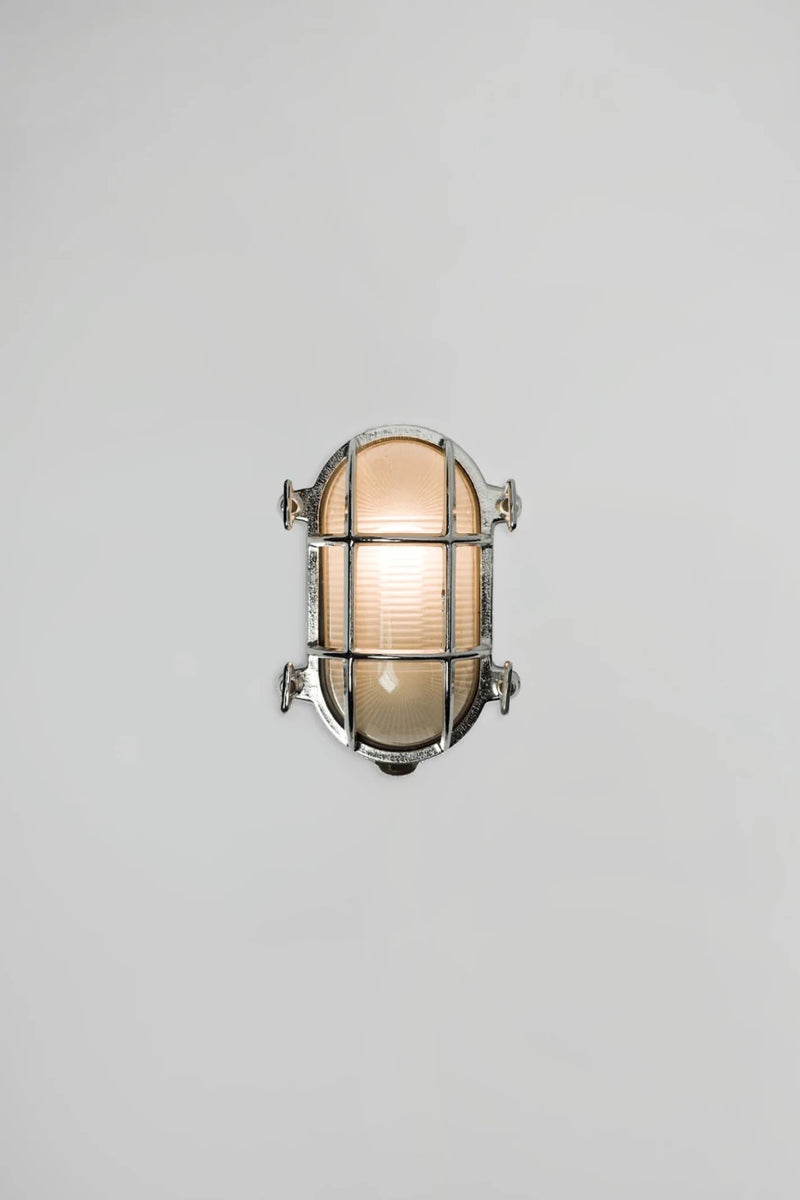 Oval Brass Bulkhead 7036 - Davey Lighting Outdoor Lights - Polished Brass - HORNE