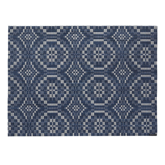 Overshot Placemat in Denim