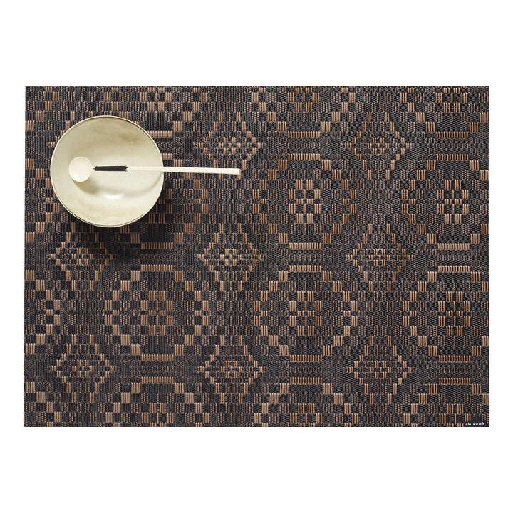 Overshot Placemat in Tiger Eye