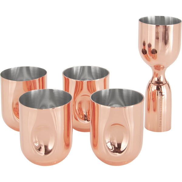 Plum Shot Glass Set w/ Jigger