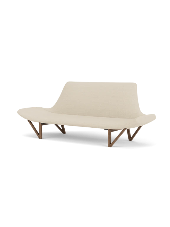 Pagode Sofa - Audo Copenhagen Sofas - Natural Oak - Hallingdal 65 Fabric - 0200 - HORNE
