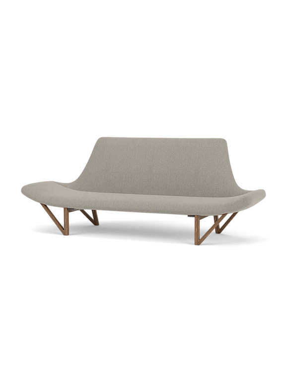 Pagode Sofa - Audo Copenhagen Sofas - Natural Oak - Hallingdal 65 Fabric - 0200 - HORNE