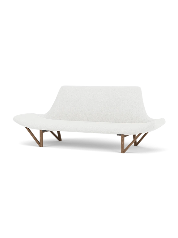 Pagode Sofa - Audo Copenhagen Sofas - Natural Oak - Hallingdal 65 Fabric - 0200 - HORNE