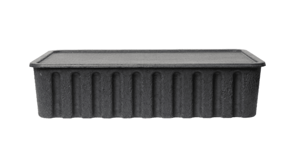 Paper Pulp Box - Extra Large - Ferm Living Storage + Organization - Charcoal - HORNE