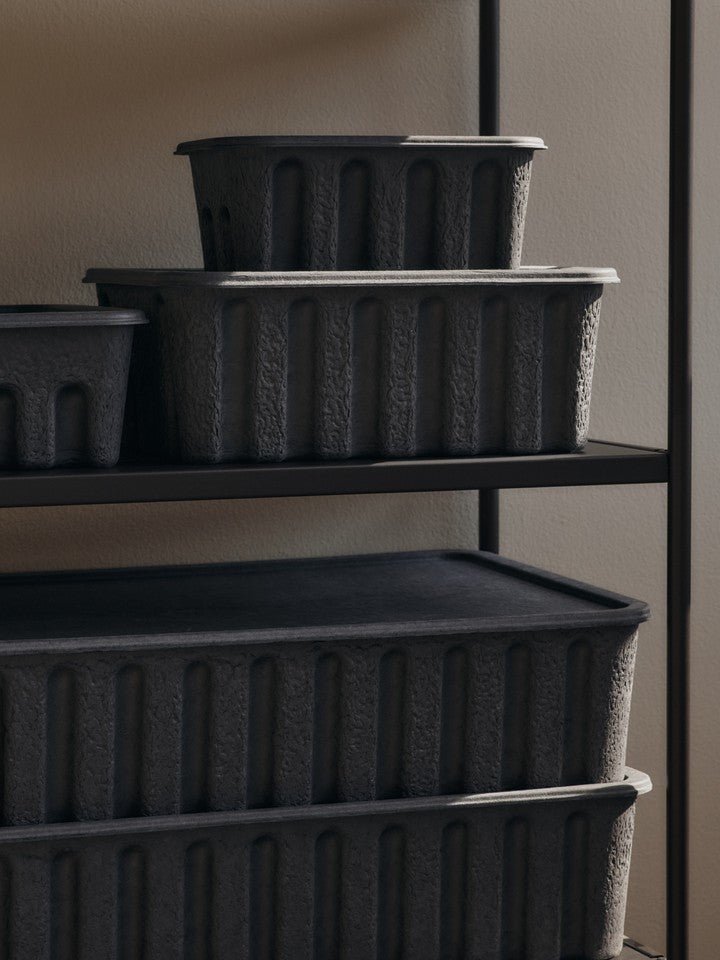 Paper Pulp Box - Extra Large - Ferm Living Storage + Organization - Brown - HORNE