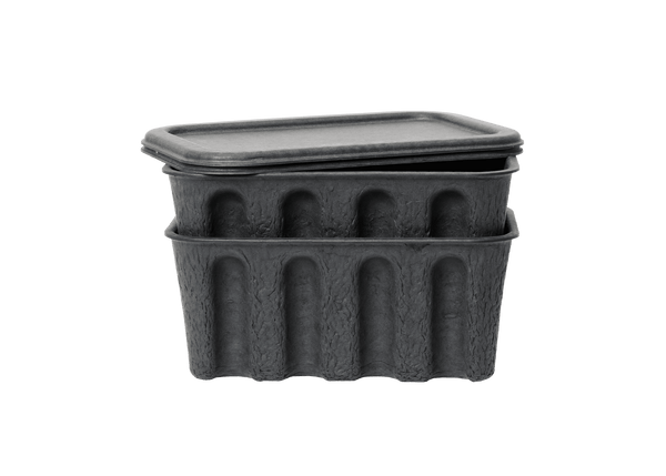 Paper Pulp Box - Small - Set of 2 - Ferm Living Storage + Organization - HORNE