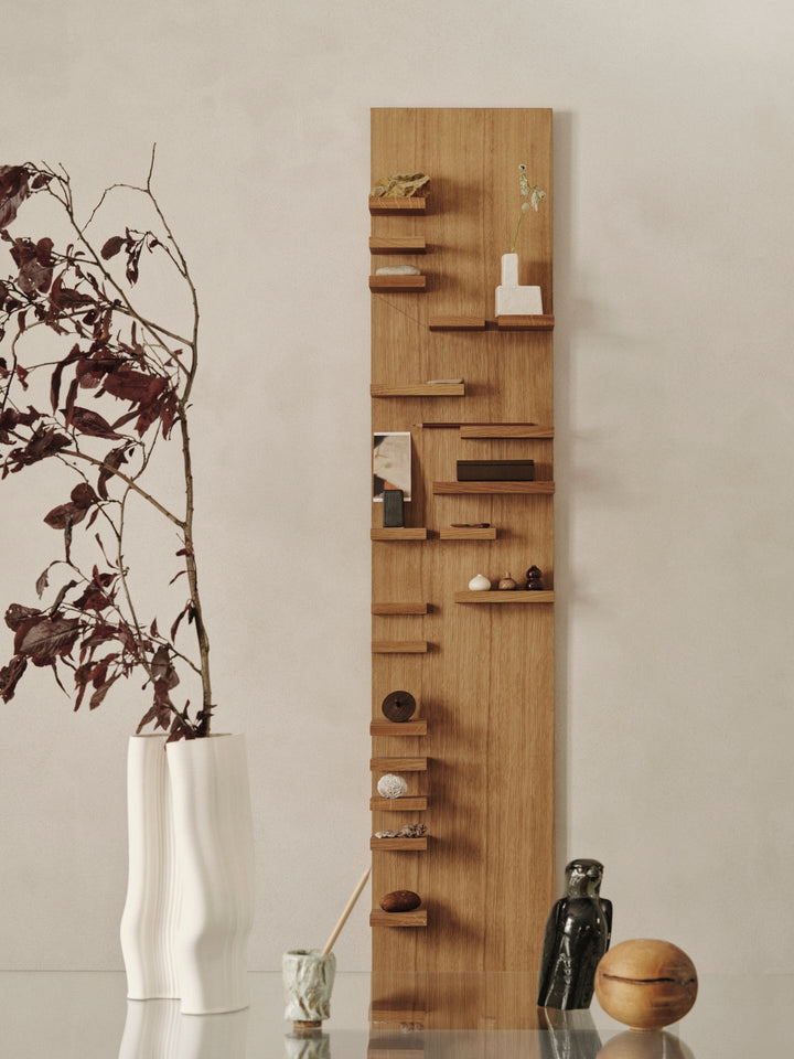 Parade Shelf - Tall - Ferm Living - Shelving - Oiled Oak - HORNE