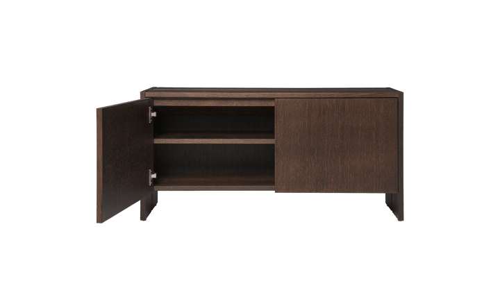 Parcel Hallway Cabinet - H50 - Ferm Living Storage + Organization - Dark Stained Oak - HORNE