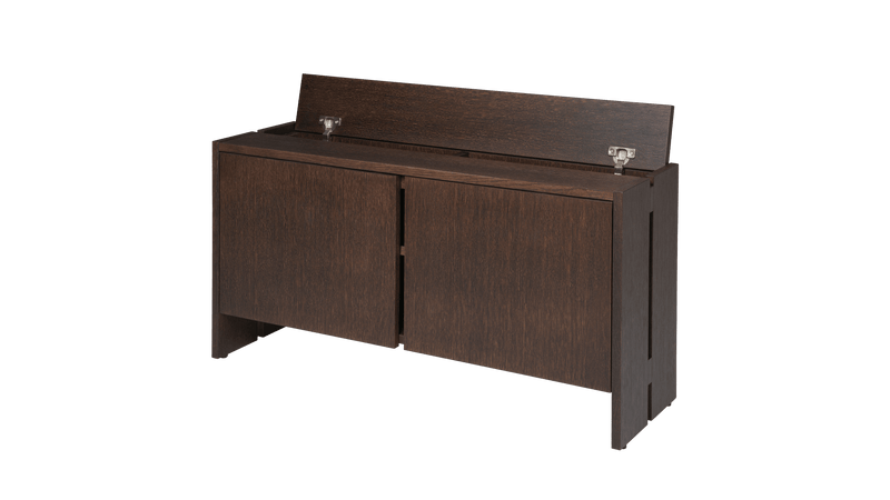 Parcel Hallway Cabinet - H50 - Ferm Living Storage + Organization - Dark Stained Oak - HORNE