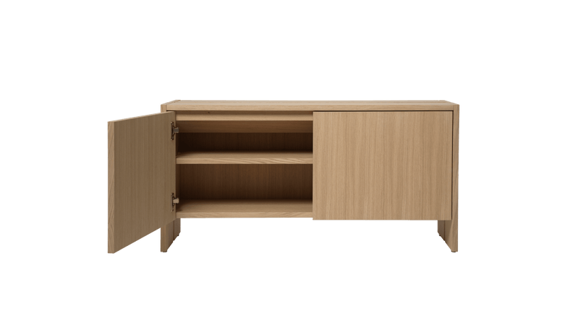 Parcel Hallway Cabinet - H50 - Ferm Living Storage + Organization - Dark Stained Oak - HORNE