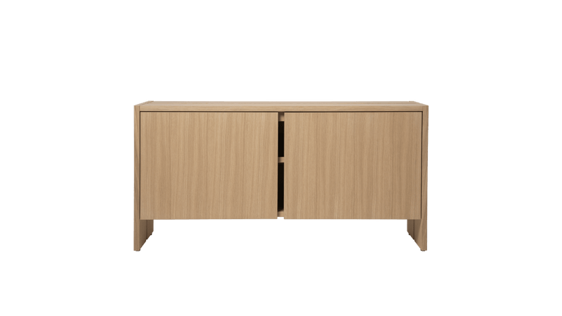 Parcel Hallway Cabinet - H50 - Ferm Living Storage + Organization - Dark Stained Oak - HORNE