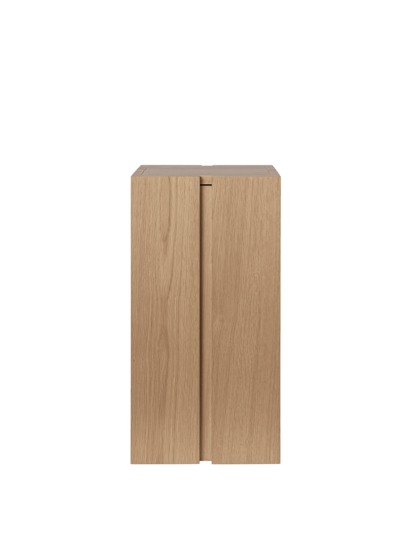 Parcel Pedestal - H60 - Natural - Ferm Living Tables + Desks - HORNE