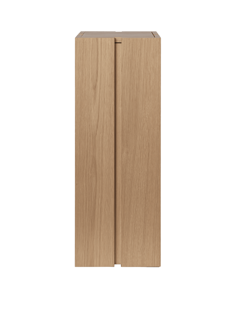 Parcel Pedestal - H90 - Natural - Ferm Living Tables + Desks - HORNE