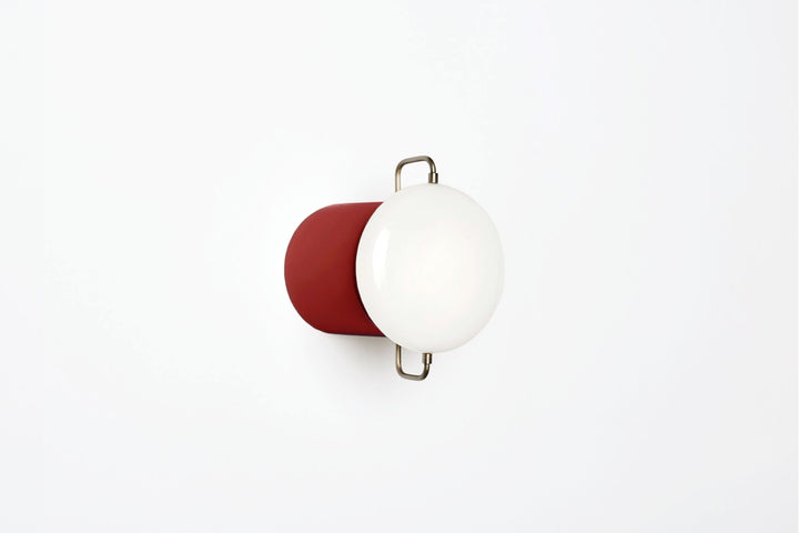 Park I Wall Light - Workstead - Wall Sconces - Tomato - Brushed Nickel - HORNE
