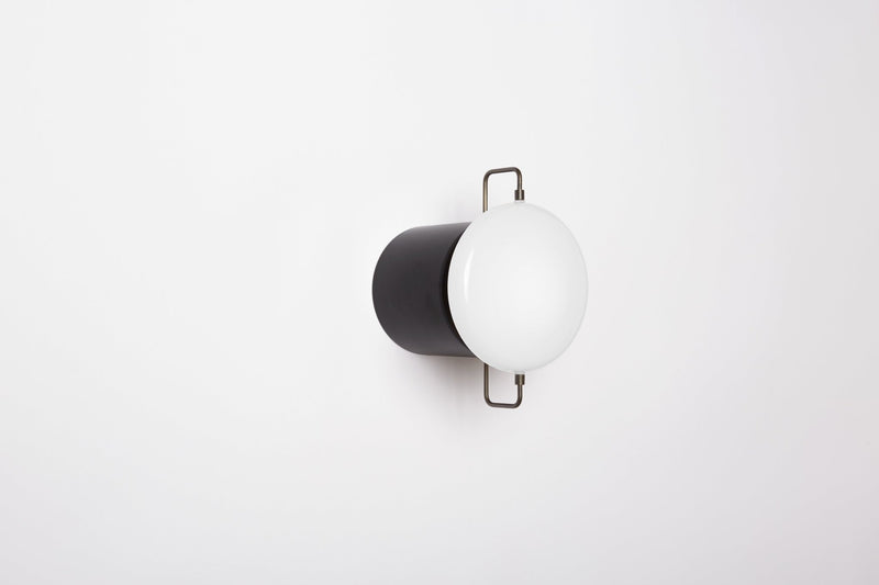 Park I Wall Light - Workstead - Wall Sconces - Black Enamel - Brushed Nickel - HORNE