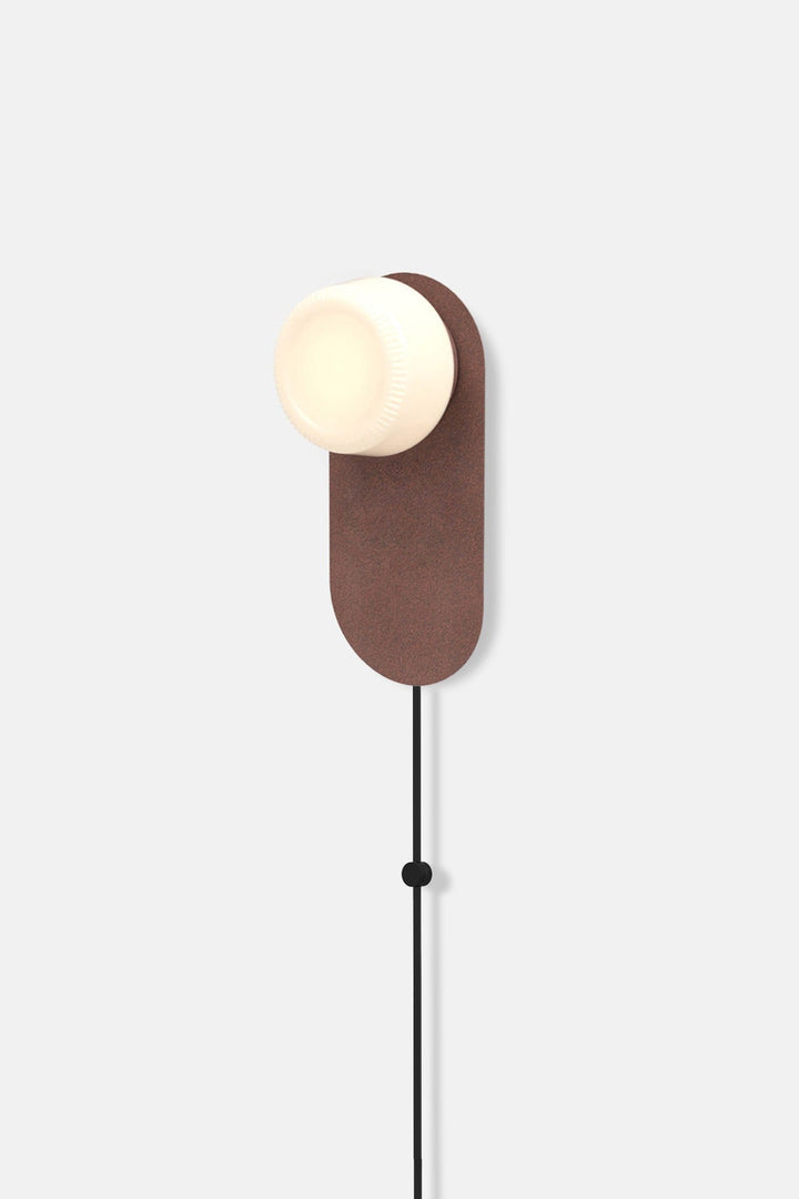 Pastille 1 Wayfind Corded - Ribbed - RBW Lighting - Breccia - 2700K (warm white) - Corded Plug - in (Bottom) / 120V Input - HORNE