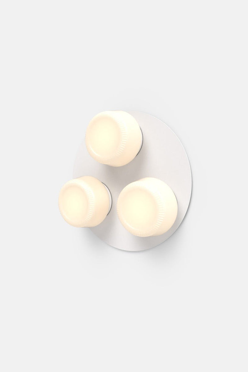 Pastille 3 Cluster - Ribbed - RBW Lighting - Matte White - 2700K (warm white) - IP 20 - HORNE