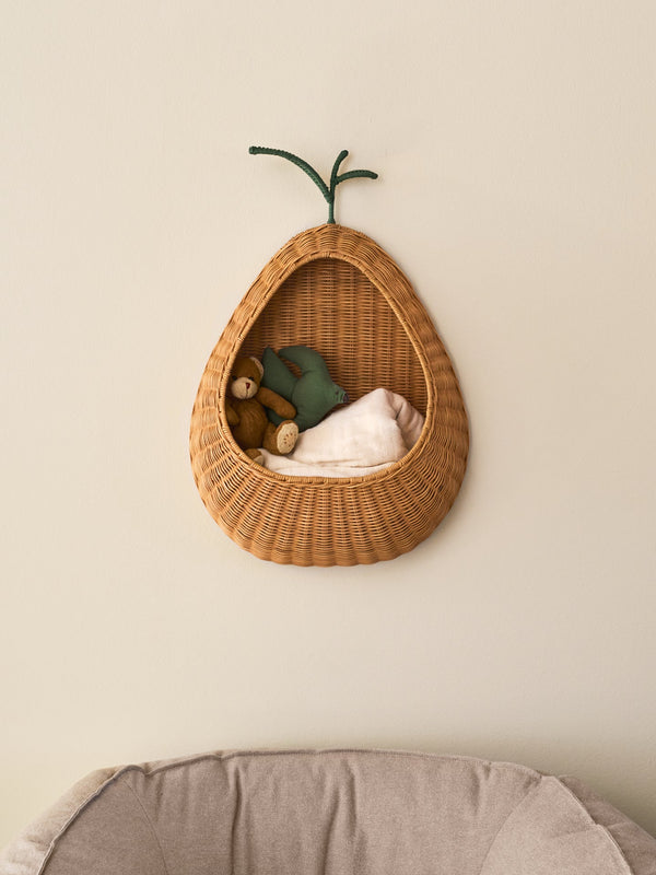 Pear Braided Wall Pocket - Ferm Living - Storage + Organization - HORNE