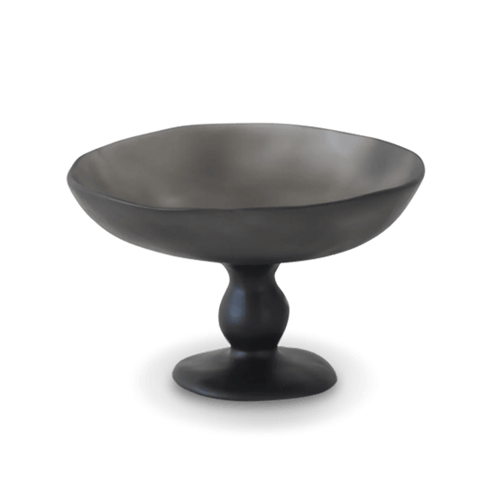 Pedestal Bowl - Tina Frey Serveware - Large - Grey - HORNE