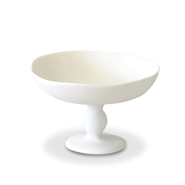 Pedestal Bowl - Tina Frey Serveware - Large - White - HORNE