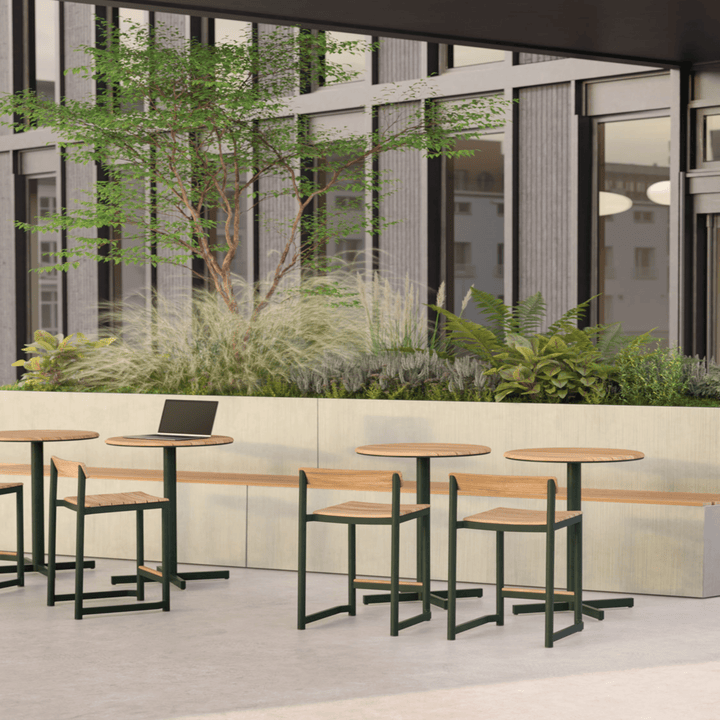 Pelagus High Table - Skagerak by Fritz Hansen Table + Task - Light Ivory - H95 - HORNE