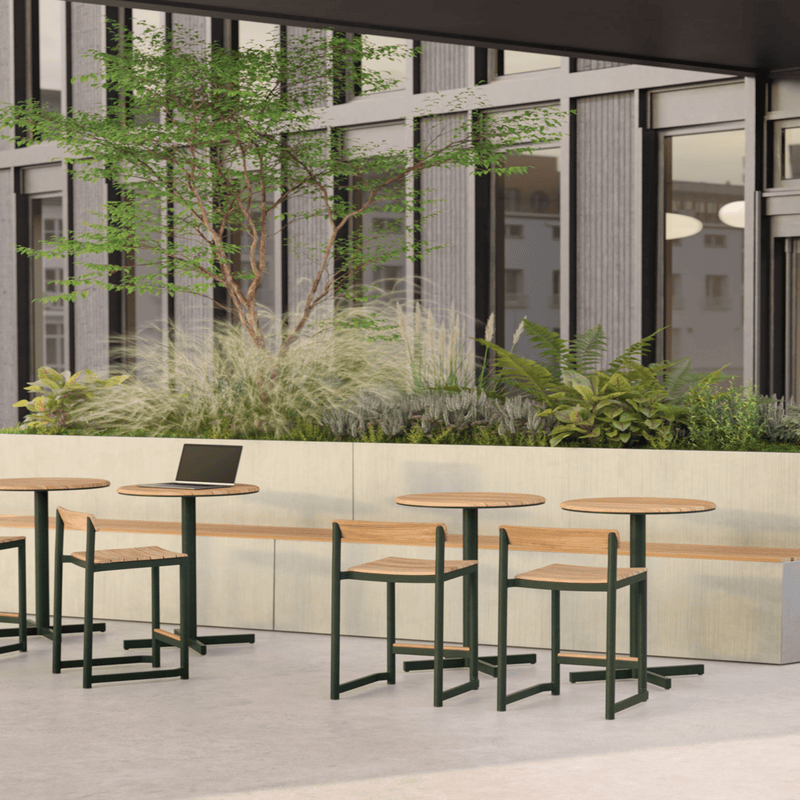 Pelagus High Table - Skagerak by Fritz Hansen Table + Task - Hunter Green - H95 - HORNE