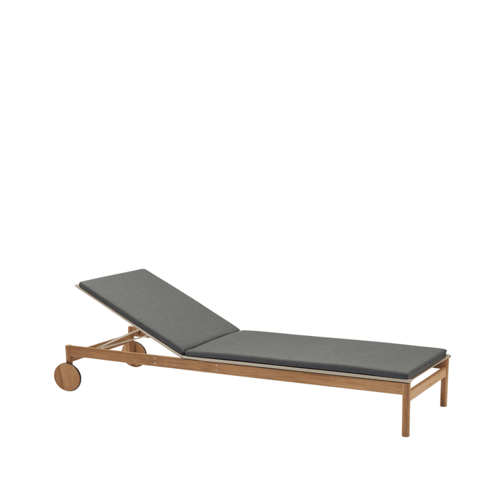 Pelagus Sunbed Cushion - Skagerak by Fritz Hansen Outdoor Furniture - Charcoal - HORNE